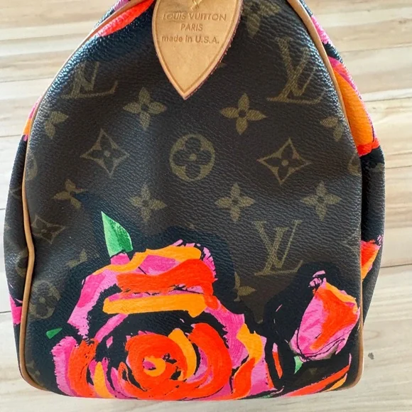 Louis Vuitton X Stephen Sprouse Roses Limited Edition Speedy 30 - Picture 4 of 16